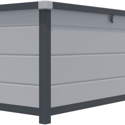 342 Litre Lift-up Lid Storage Container in Light Grey with Dark Grey Trim