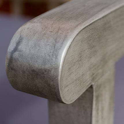 150L Underseat Storage Two-Seater Bench in Contemporary Grey Wash