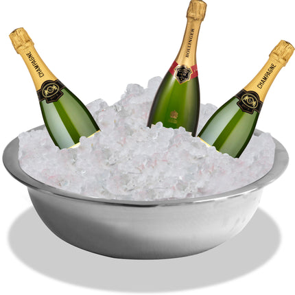 Centurion Supports Fireology Collection Handy Sturdy Stainless Steel Ice Bucket Bowl - For Use with All Fireology Fire Pit Stands
