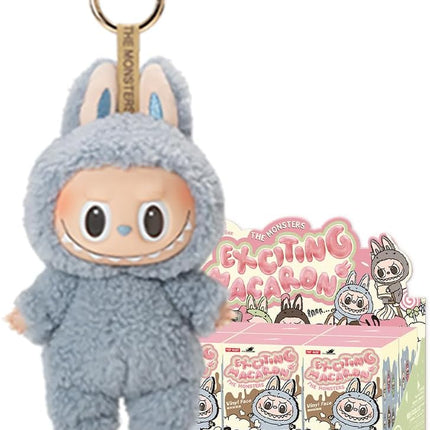 Pop Mart THE MONSTERS - Exciting Macaron Series Whole Set (6 Boxes) | Labubu Designer Vinyl Face Blind Box Collectible Art Toys - 100% genuine with Money Back Guarantee