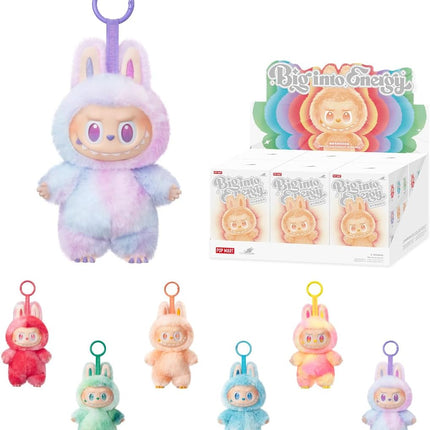 Pop Mart THE MONSTERS Big into Energy Series - Vinyl Plush Pendant Sealed, Labubu Set of 6 Blind Box Collectible Toys, Art Toy Action Figure - Brand New