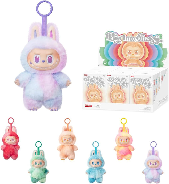Pop Mart THE MONSTERS Big into Energy Series - Vinyl Plush Pendant Sealed, Labubu Set of 6 Blind Box Collectible Toys, Art Toy Action Figure - Brand New