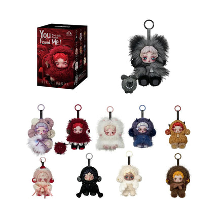 Pop Mart SKULLPANDA - You Found Me Series, Whole Set Blind Box Figurine, Random Design Action Figures Collectible Toys - 100% Genuine Money Back Guarantee