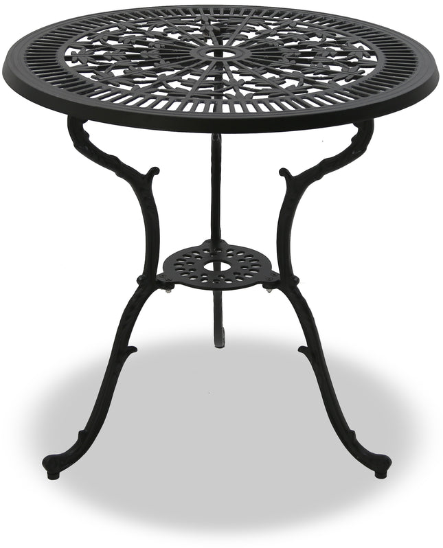 Centurion Supports TABREEZ Garden and Patio Black Cast Aluminium Bistro Table