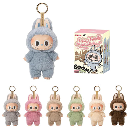 Pop Mart THE MONSTERS - Exciting Macaron Series Single Blind Box Labubu Designer Vinyl Face Blind Box Collectible Art Toys - 100% Genuine with Money Back Guarantee