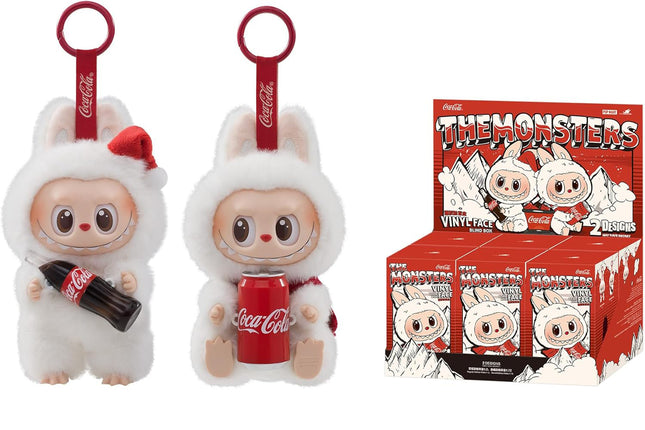 Pop Mart Labubu THE MONSTERS Coca-Cola Vinyl Face Blind Box Whole Set (6 Boxes) -  Limited Edition Collectable Figures