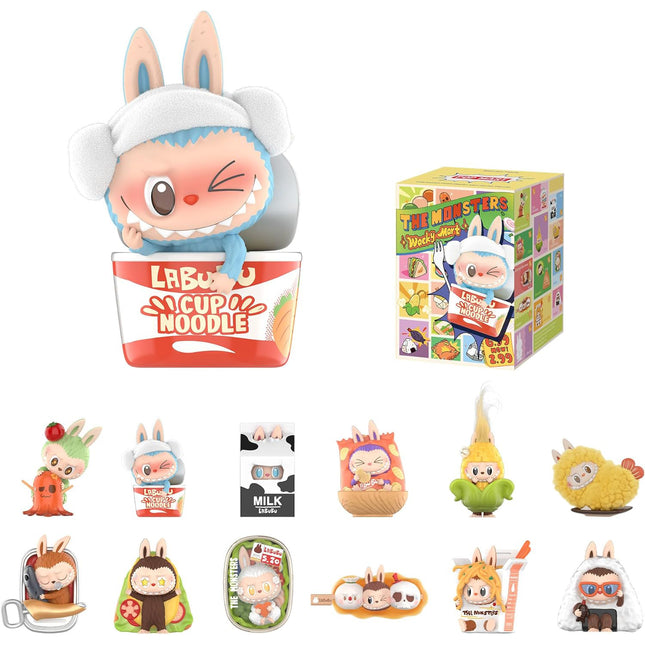 Pop Mart The Monsters Wacky Mart Series, Blind Box Figurine, Labubu Random Design Action Figures Collectible Toys - 100% Genuine Money Back Guarantee