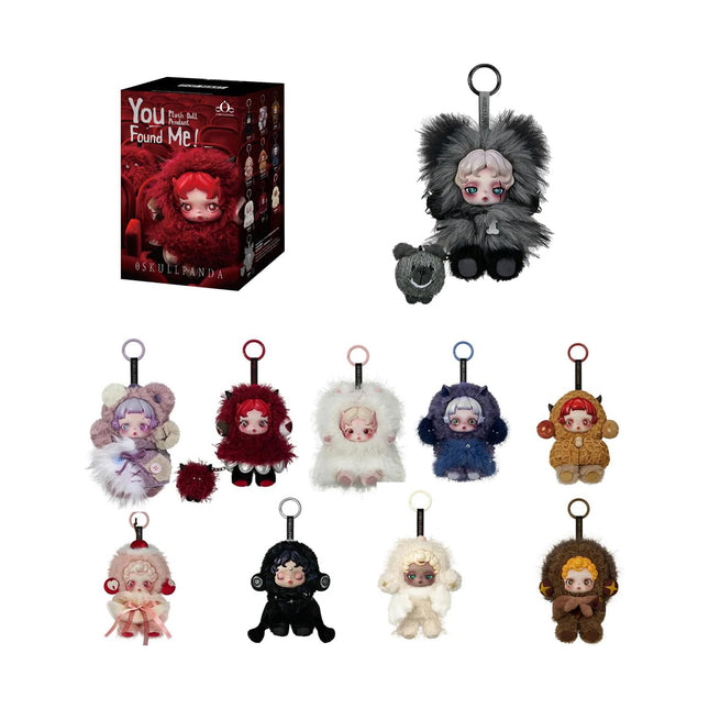 Pop Mart SKULLPANDA - You Found Me Series, Blind Box Figurine, Random Design Action Figures Collectible Toys - 100% Genuine Money Back Guarantee - Grade A