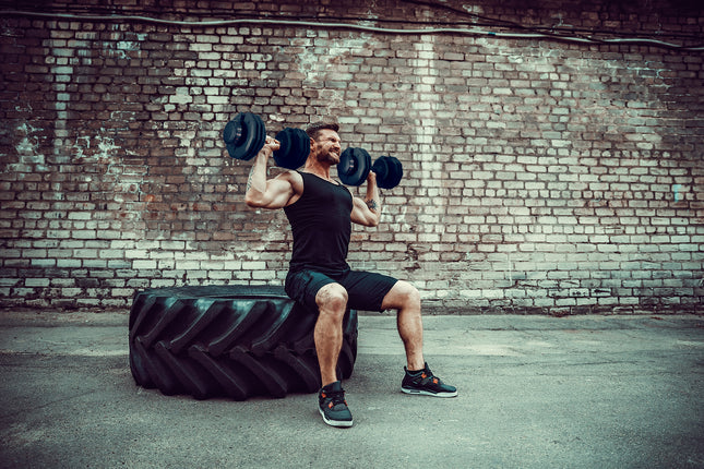 Strongology Home Fitness Adjustable Smart Dumbbell Pair from 5kg to 40kg Training Weights in Black