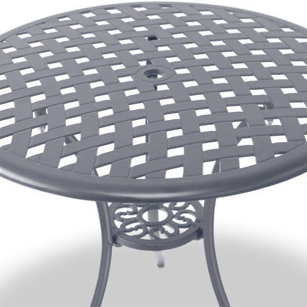 Centurion Supports OSHOWA Garden and Patio Grey Cast Aluminium Bistro Table