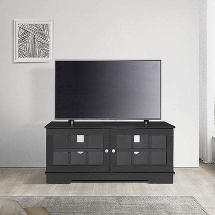 MDA Designs HAMILTON Black Traditional TV Cabinet for Flat Screens up to 55"