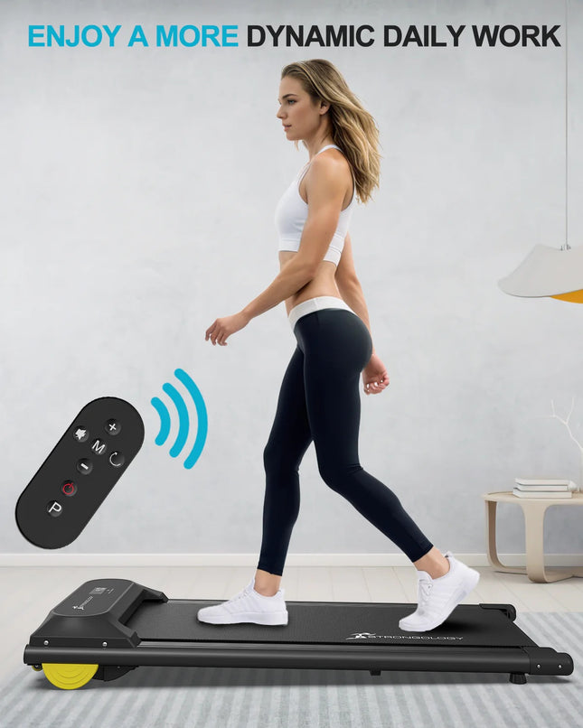 Strongology EVOLUTION Quiet 2.0HP Adjustable Speed 1-6km/h Slim LED Treadmill - Grade A