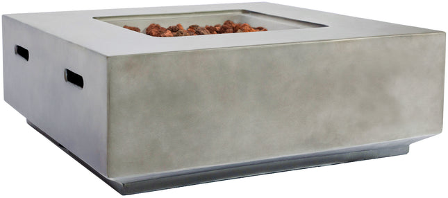 MDA Designs LOKI Light Grey Lavish Garden & Patio Gas Fire Pit with Eco-Stone Finish - Grade A