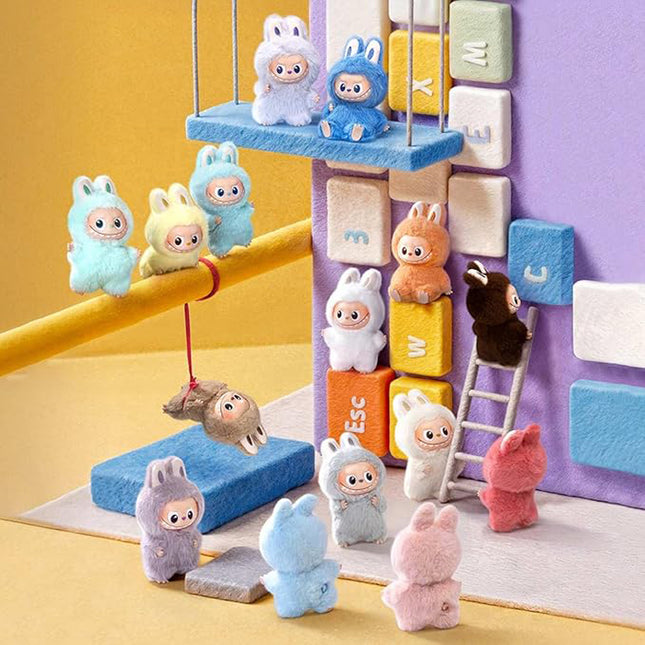 Pop Mart THE MONSTERS Pin for Love Series - Vinyl Plush Labubu Pendant (A-M) - Single (1) Blind Box Collectable Toy