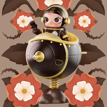 Pop Mart Mega Space Molly - Tudor Rose Blooming Series Single Blind Box Limited Edition Collectable Figures - 100% Genuine with Money Back Guarantee
