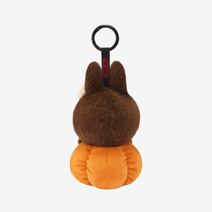 Pop Mart Happy Halloween Party Series - Labubu Sitting Pumpkin Vinyl Plush Pendant - Single Box - 100% genuine with Money Back Guarantee