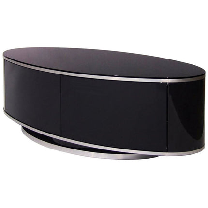 MDA Designs Luna Beam Thru Remote Friendy up to 50" LED/LCD/Plasma Gloss Black Luxury TV Cabinet Stand