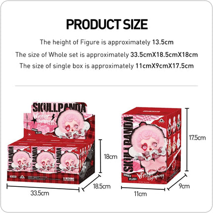 Pop Mart SKULLPANDA - Winter Symphony Series, Blind Box Figurine, Random Design Action Figures Collectible Toys - 100% Genuine with Money Back Guarantee