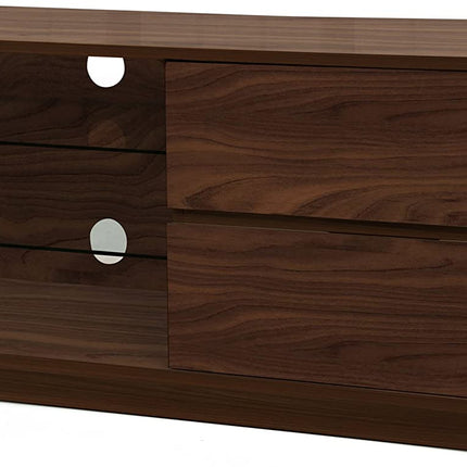 Centurion Supports GALLUS Walnut with 2-Walnut Drawers for 32"-55" LED/OLED/LCD TV Cabinet - Fully Assembled