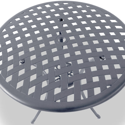Centurion Supports OSHOWA Garden and Patio Grey Cast Aluminium Bistro Table