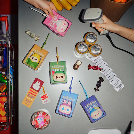 Pop Mart THE MONSTERS Wacky Mart Squishy Charm Series Blind Box Random Design Action Figures Collectible Toys - 100% Genuine Money Back Guarantee