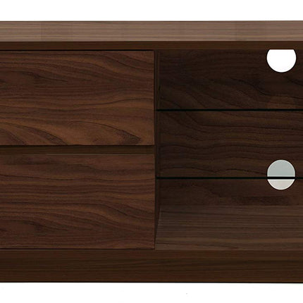 Centurion Supports Gallus Premium Walnut with 2-Walnut Drawers and 3-Shelves 32"-55" LED/OLED/LCD TV Cabinet - Grade A