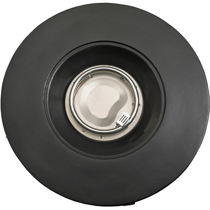 MDA Designs FUSION Black Lavish Garden & Patio Gas Fire Pit with Eco-Stone Finish - Fully Assembled - Grade A