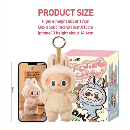 Pop Mart THE MONSTERS - Exciting Macaron Series Single Blind Box Labubu Designer Vinyl Face Blind Box Collectible Art Toys - Brand New