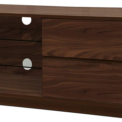 Centurion Supports Gallus Premium Walnut with 2-Walnut Drawers and 3-Shelves 32"-55" LED/OLED/LCD TV Cabinet - Grade A