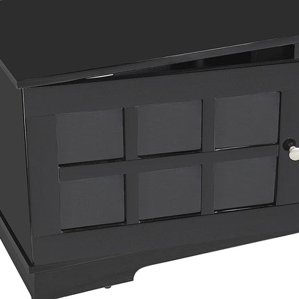 MDA Designs HAMILTON Black Traditional TV Cabinet for Flat Screens up to 55"