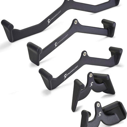Strongology Lat Bar Pull Down Bar Attachments, Workout Accessory for Gym, Fitness, Cable Weightlifting Use, Strength Training Arms, Triceps, Back, Shoulders - Grade A