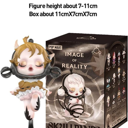 Pop Mart SKULLPANDA - Image Of Reality Series, Blind Box Figurine, Random Design Action Figures Collectible Toys - 100% Genuine with Money Back Guarantee