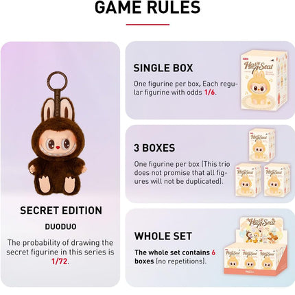 Pop Mart THE MONSTERS - Have a Seat Series Single Blind Box Labubu Designer Vinyl Face Blind Box Collectible Art Toys - 100% genuine with Money Back Guarantee