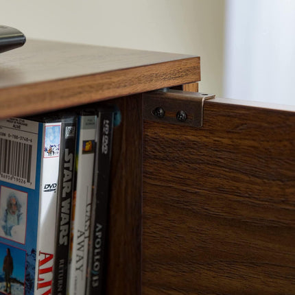 Homeology PORTOBELLO Luxury Walnut Dual Compartment Storage 6-Shelf up to 65" Flat Screen TV Cabinet