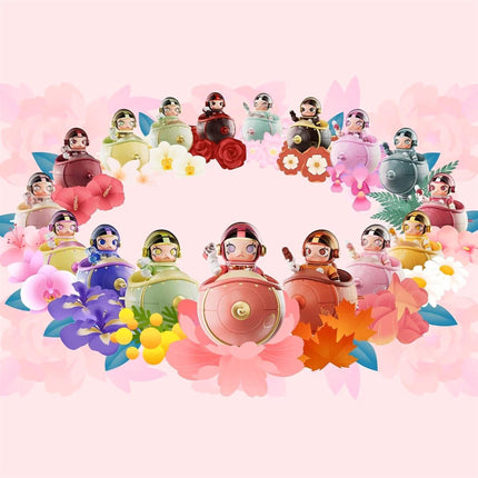 Pop Mart Mega Space Molly - Tudor Rose Blooming Series Single Blind Box Limited Edition Collectable Figures - 100% Genuine with Money Back Guarantee