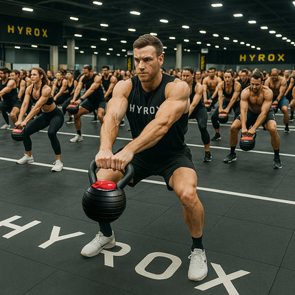 Strongology HERCULES18 7-in-1 Adjustable Smart Kettlebell up to 18kg Black with Red Dial Home Fitness Gym Equipment