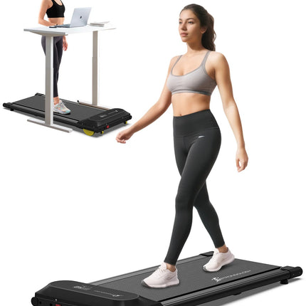 Strongology EVOLUTION Quiet 2.0HP Adjustable Speed 1-6km/h Slim LED Treadmill - Grade A