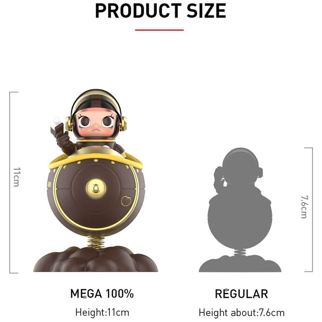 Pop Mart Mega Space Molly - Tudor Rose Blooming Series Single Blind Box Limited Edition Collectable Figures - 100% Genuine with Money Back Guarantee