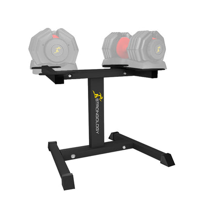 Strongology Heavy Duty Steel upto 45kg Dumbbell Floor Stand Weights Rack