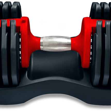 Strongology Urban40 Single Home Fitness Black Red Adjustable Smart Dumbbells from 5kg up to 40kg Training Weights