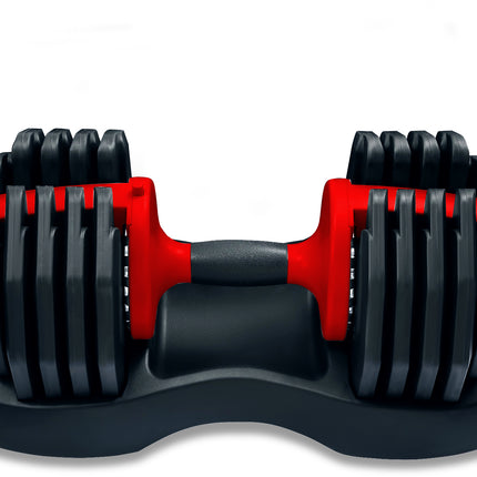 Strongology Urban25 Single Home Fitness Black Red Adjustable Smart Dumbbell from 2.5kg up to 25kg Training Weights
