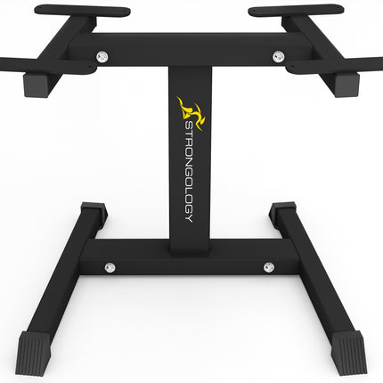Strongology Heavy Duty Steel upto 45kg Dumbbell Floor Stand Weights Rack