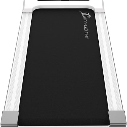 Strongology Home and Office Ultra Quiet 560W Adjustable Speed Slimline MOTIONIC Bluetooth Treadmill with LED Display and Remote Control - Fully Assembled