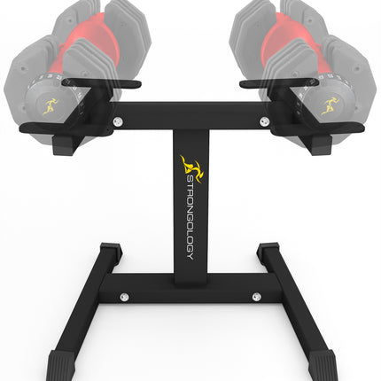 Strongology Heavy Duty Steel upto 45kg Dumbbell Floor Stand Weights Rack