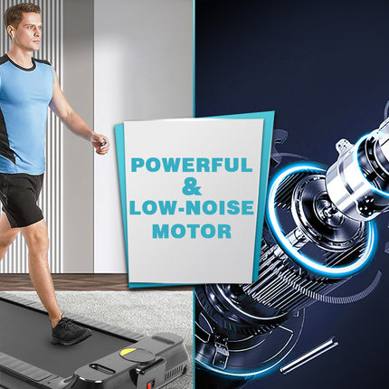 Strongology Home & Office Ultra Quiet Adjustable Speed COMPATTO FOLDABLE Treadmill with LED Display - Fully Assembled