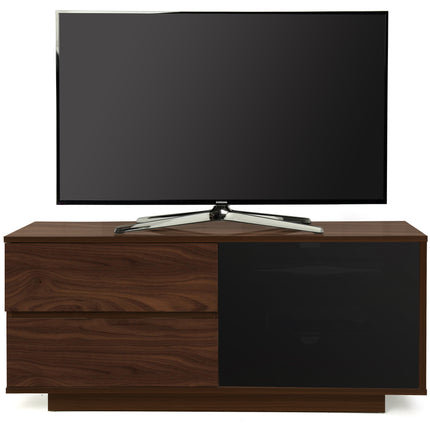 Centurion Supports GALLUS ULTRA Remote Friendly BeamThru Walnut with 2-Walnut Drawers 32"-55" Flat Screen Cabinet TV Stand